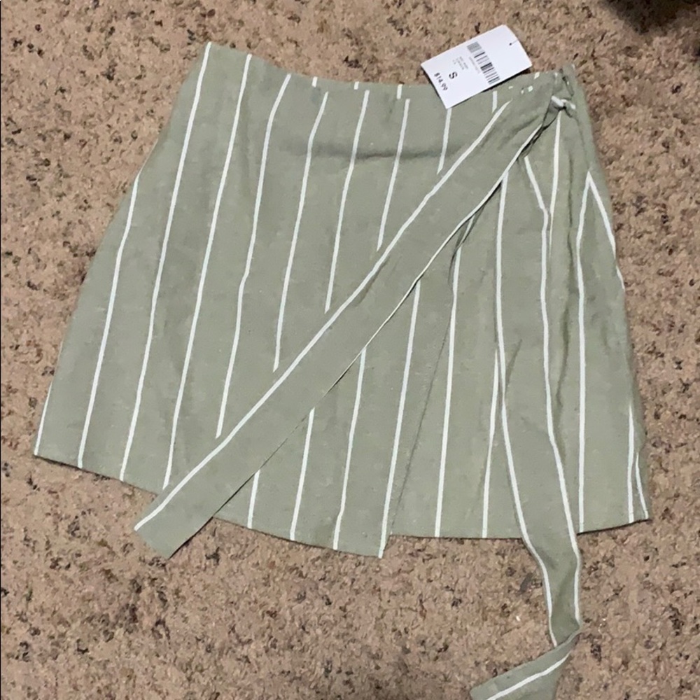 Wrap mini skirt